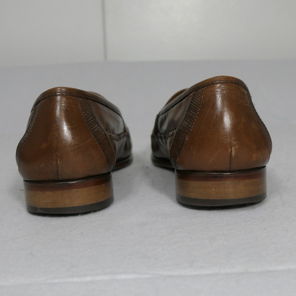 Florsheim Mens Tassel Loafers 11.5 D Brown Leather Bio Comfort 12047 Oxford - Picture 3 of 11